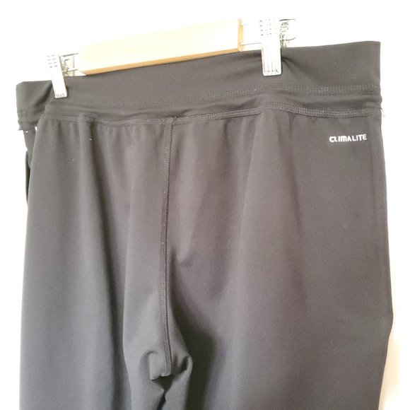 Adidas Clima365 3 stripe capri pants black white M - Picture 8 of 12